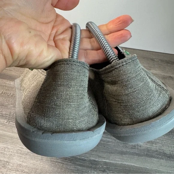 Sanuk Vagabond Men's Gray Loafers size 9 EUC - Picture 5 of 11